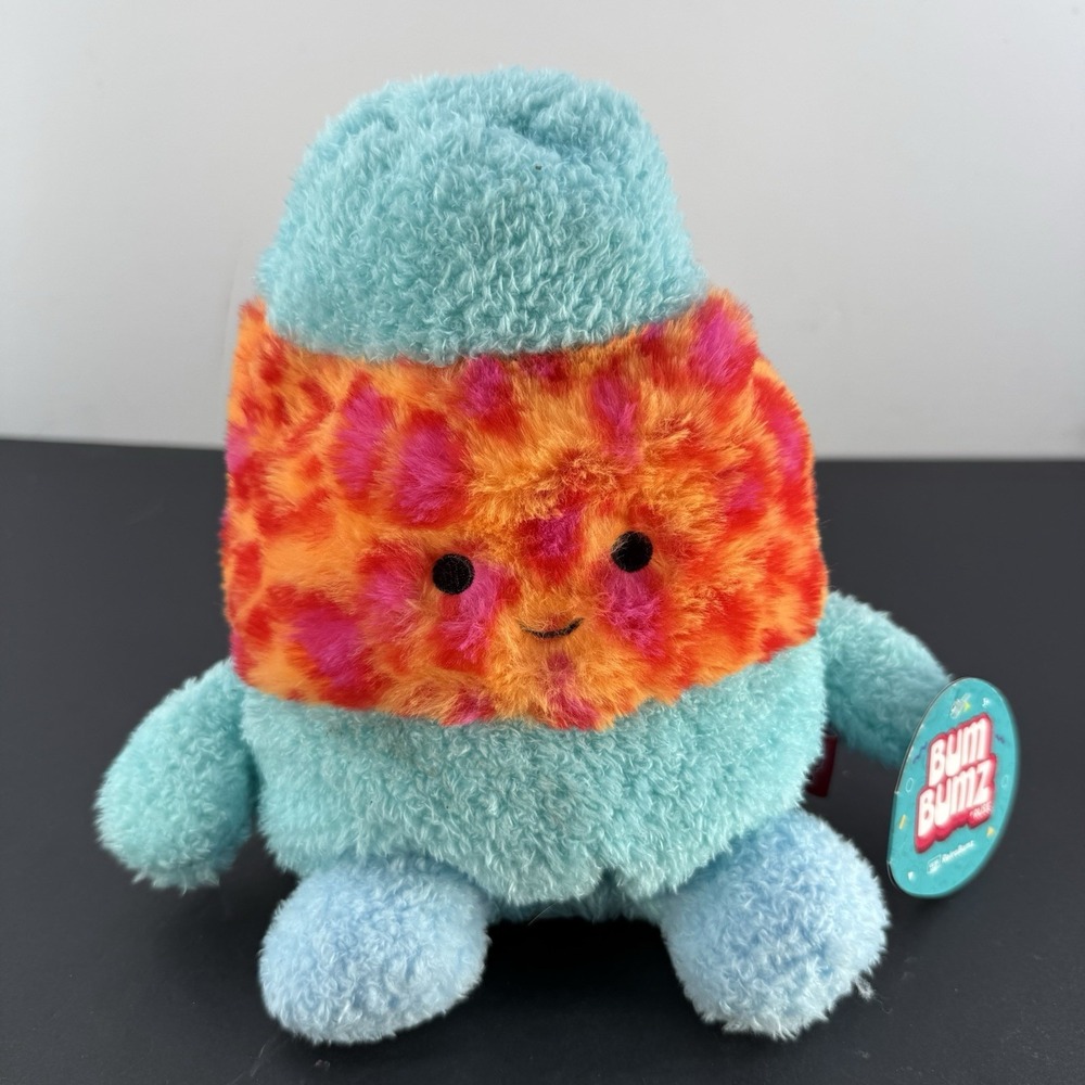 Kellytoy Bum Bumz RetroBumz Sara the Lava Lamp Plush 10" Med Beans Sits Up Soft